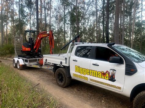 mini excavator gympie|digger mate hire gympie.